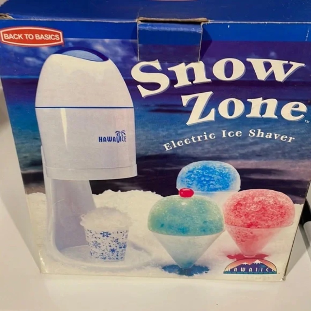 Snow Zone Electric Ice Shaver. Hawaiian Ice maker!​